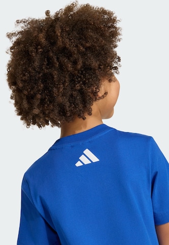 ADIDAS SPORTSWEAR - Camisa funcionais 'Adidas x Minecraft' em azul