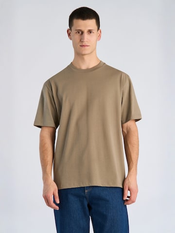 T-Shirt Lindbergh en marron
