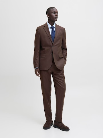 Coupe slim Veste de costume 'JPRSolaris' JACK & JONES en marron