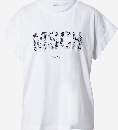 MOSS COPENHAGEN Camiseta 'Alva' en azul pastel / negro / blanco, Vista del producto