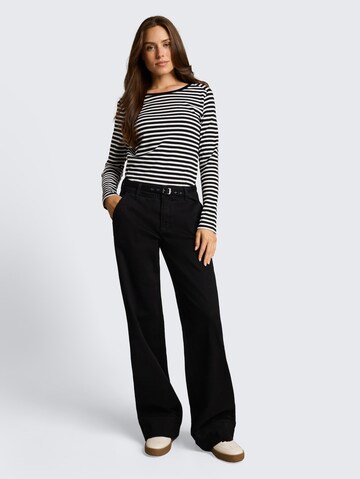 TOM TAILOR Wide leg Jeans 'LUNA' in Black