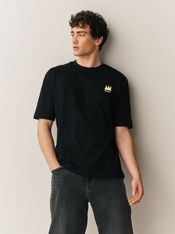 Next T-Shirt 'Künstler' in Schwarz