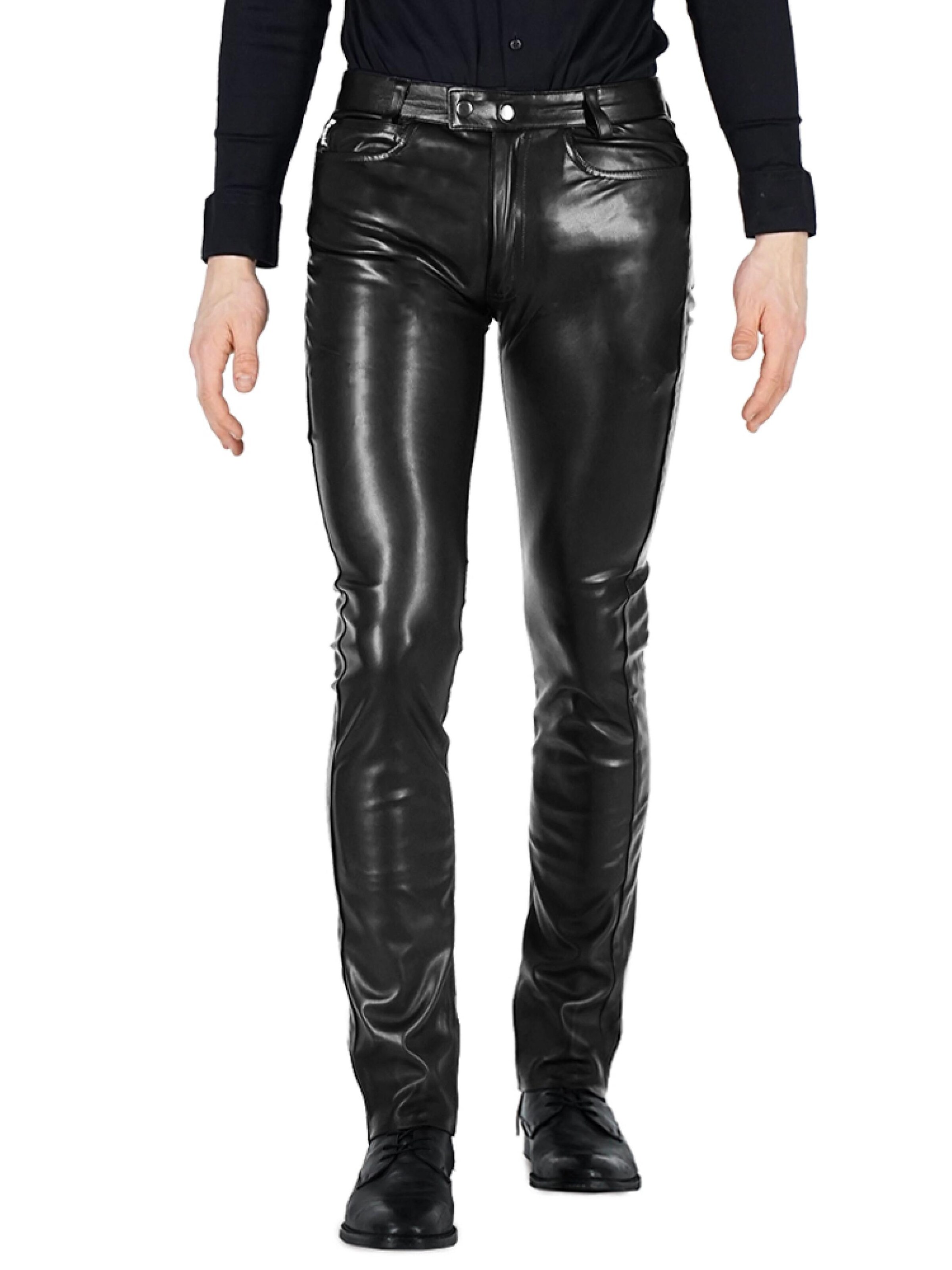 BOCKLE Skinny Hose‌‌‌‌‌ in Schwarz: Vorderseite