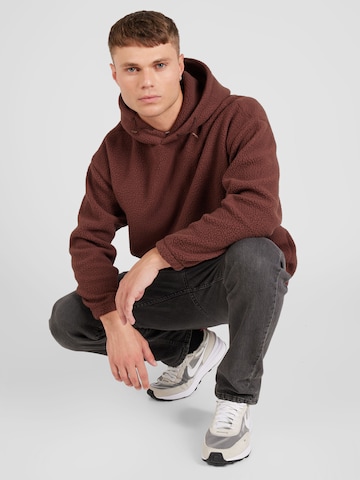 LEVI'S ® Neulepaita 'Cozy Up Hoodie' värissä ruskea