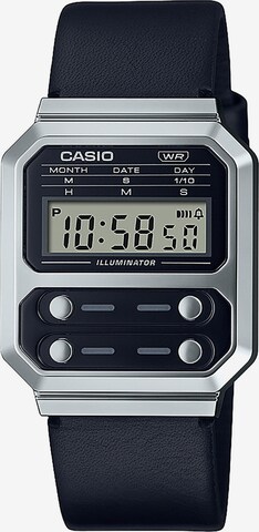 CASIO VINTAGE Digital Watch in Black: front