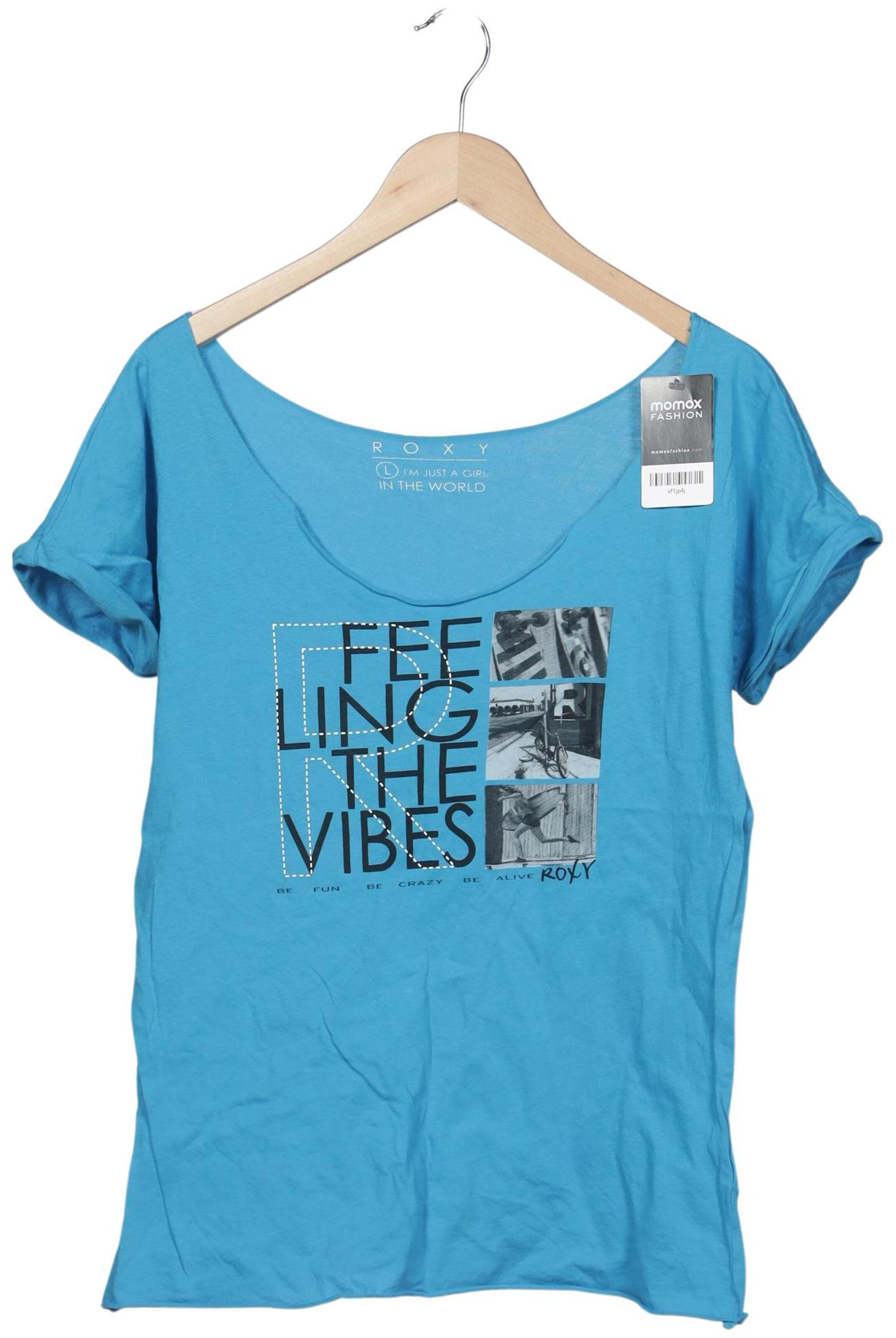 ROXY Top & Shirt in L in Blue: front