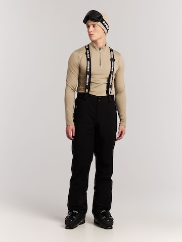 PROTEST Regular Workout Pants 'PRTChester' in Black
