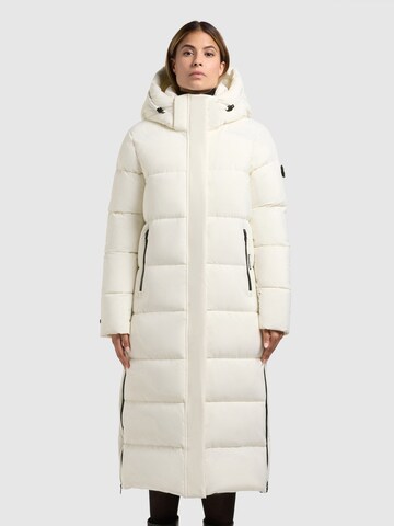 Manteau d’hiver 'Dote2' khujo en blanc : devant
