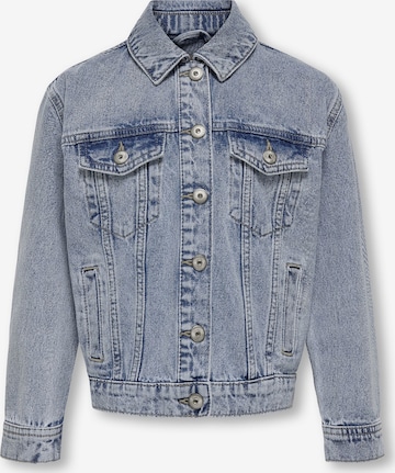 Veste mi-saison KIDS ONLY en bleu : devant