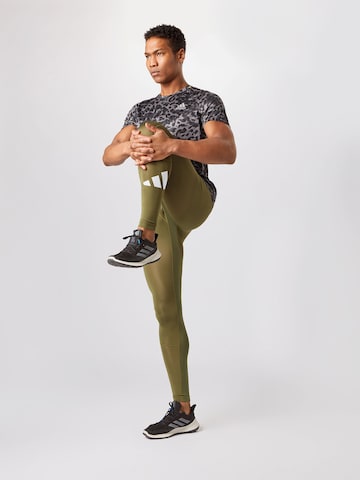 Skinny Pantalon de sport ADIDAS PERFORMANCE en vert