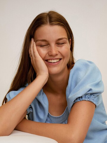 MANGO Bluse 'Blauet' in Blau