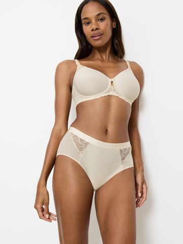 TRIUMPH Triangel BH ' Wild Azalea Florale ' in Beige