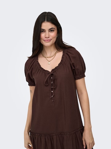 ONLY Jurk 'ONLGoa' in Bruin