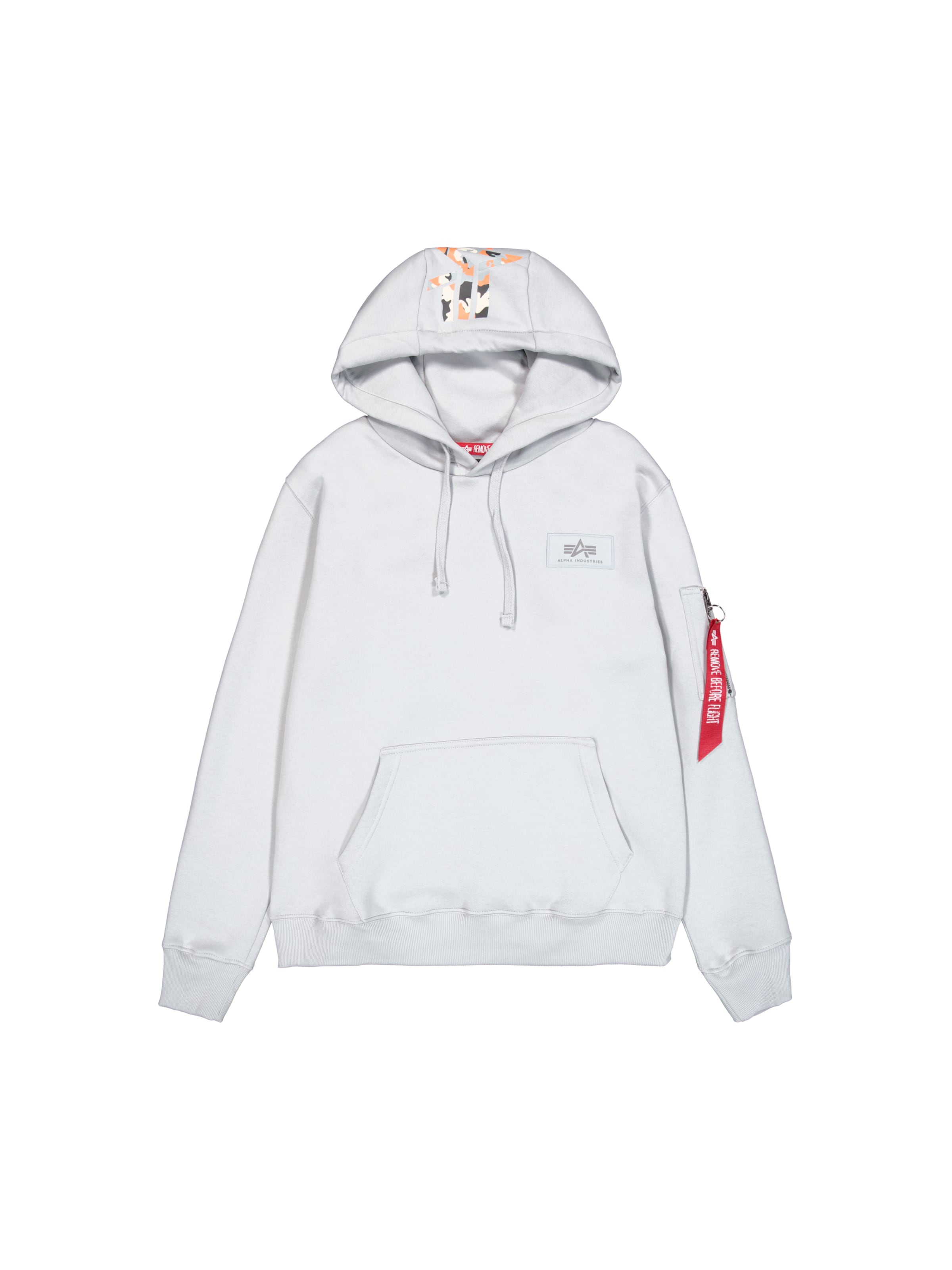 ALPHA INDUSTRIES Sweatshirt in Grey: front