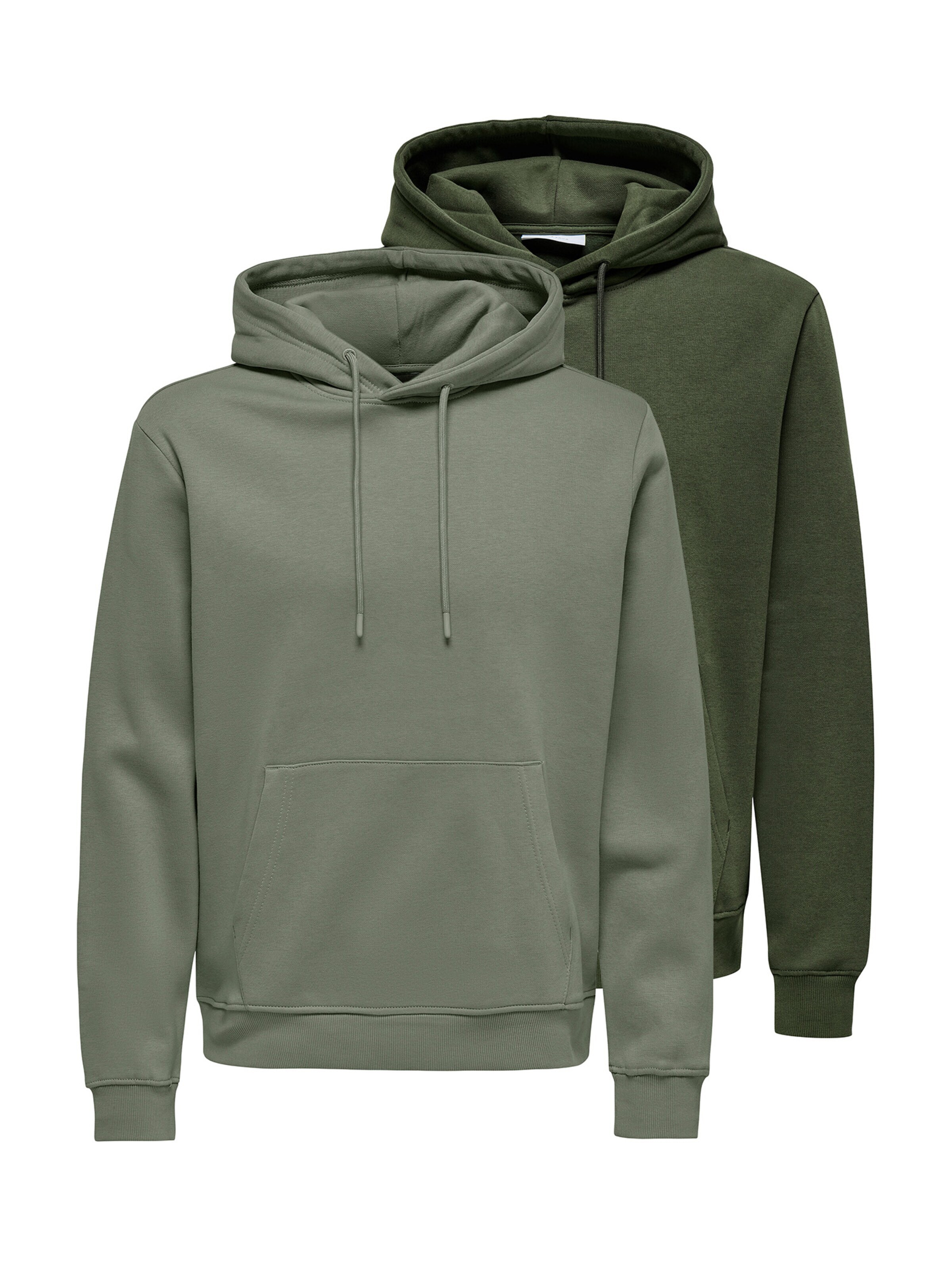 Only & Sons Sweatshirt 'Connor' in Grey: front