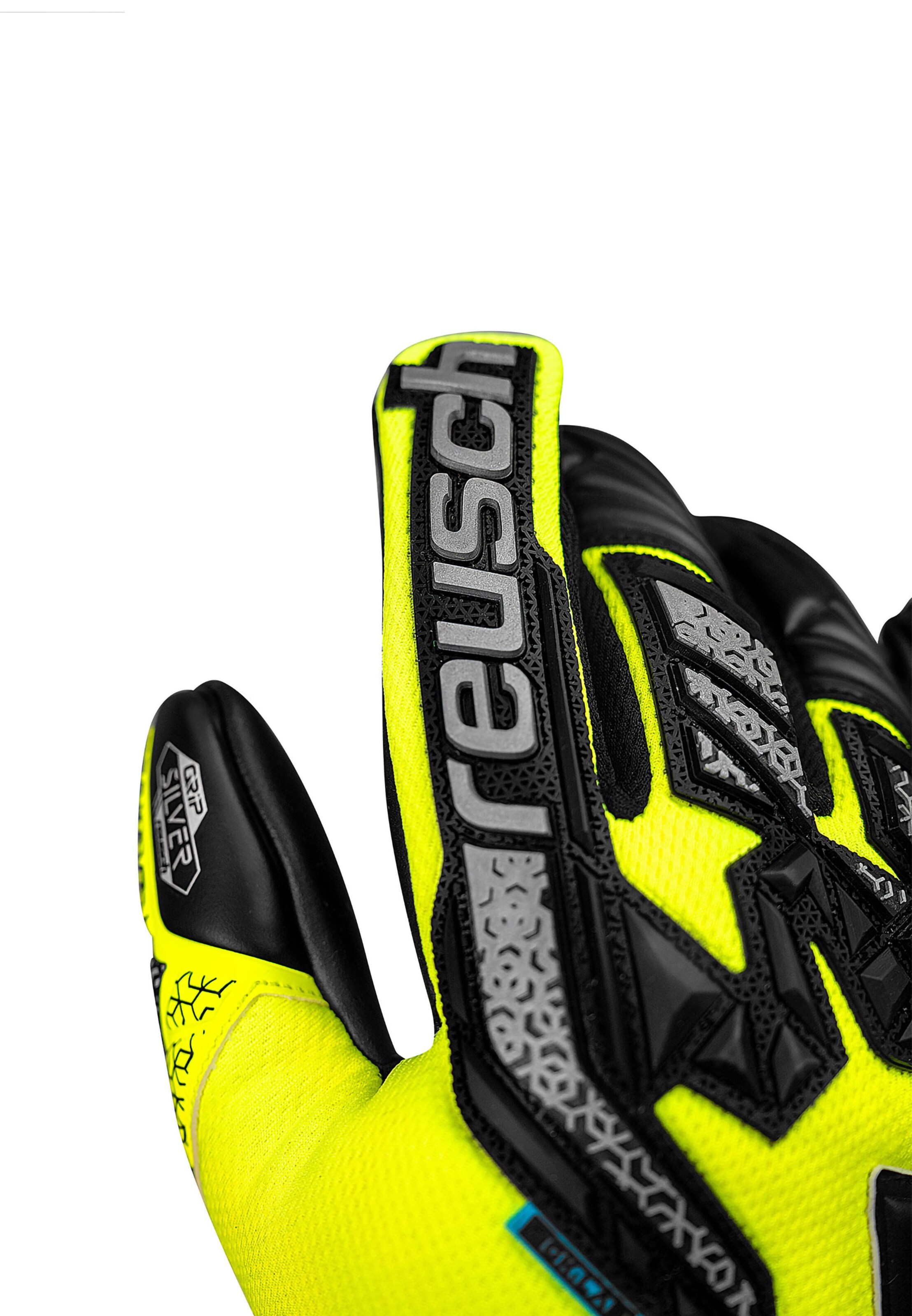 REUSCH Torwarthandschuhe 'Attrakt Freegel Silver' in Schwarz