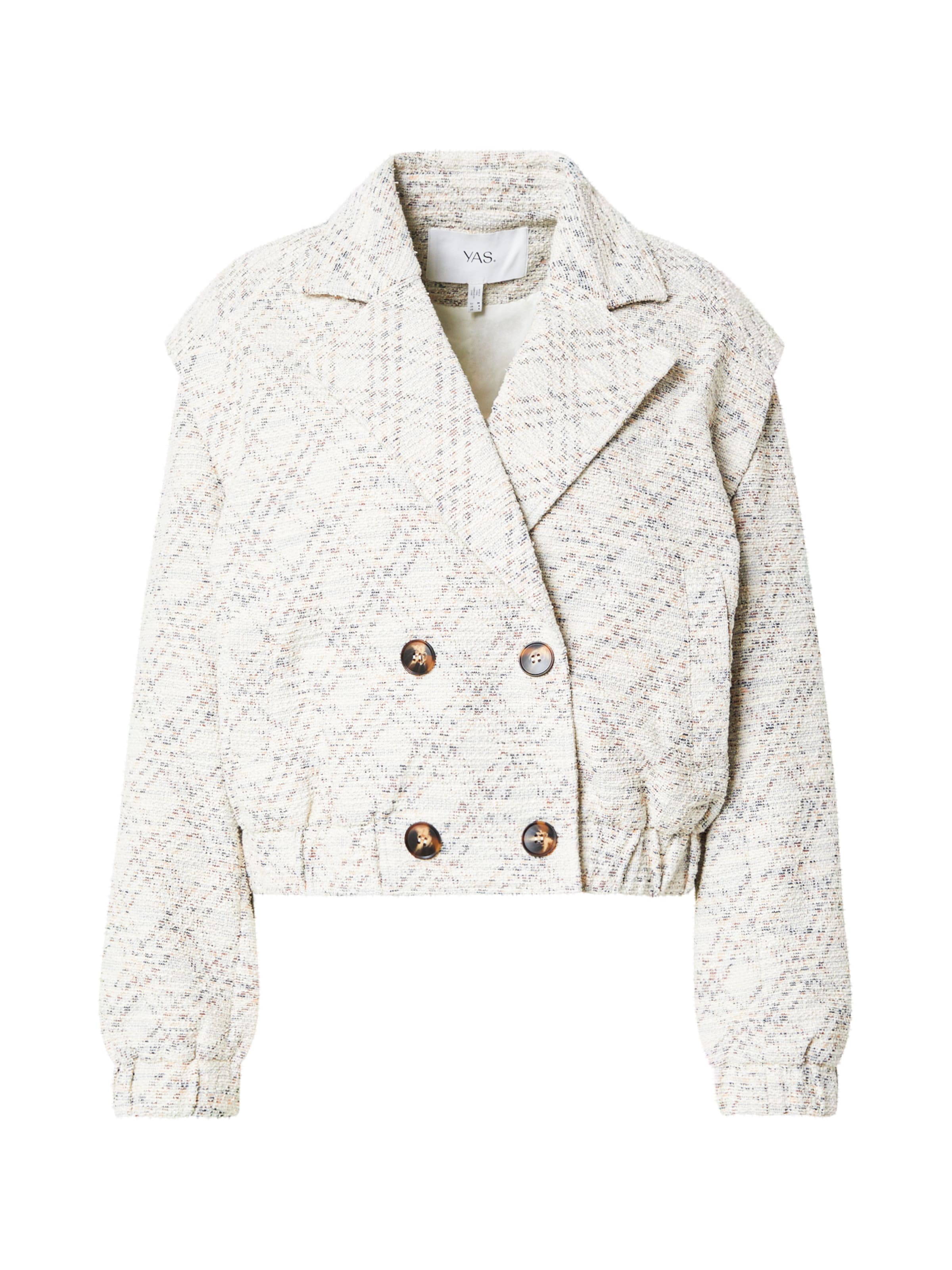 YAS Övergångsjacka 'YASACTO' i beige: framsida