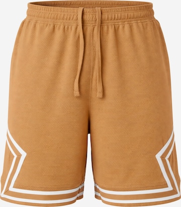 PANTONECLO Boardshorts 'Pantoneclo Men’s Gym Shorts with Side Gaset' in Geel: voorkant