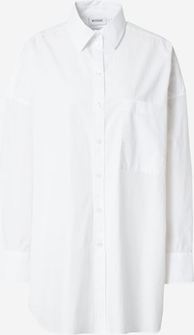 WEEKDAY Bluse i hvit: forside