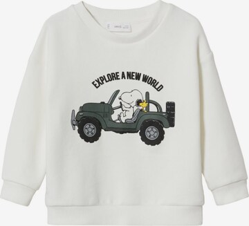 MANGO KIDSSweater majica 'Explore' - bež boja: prednji dio