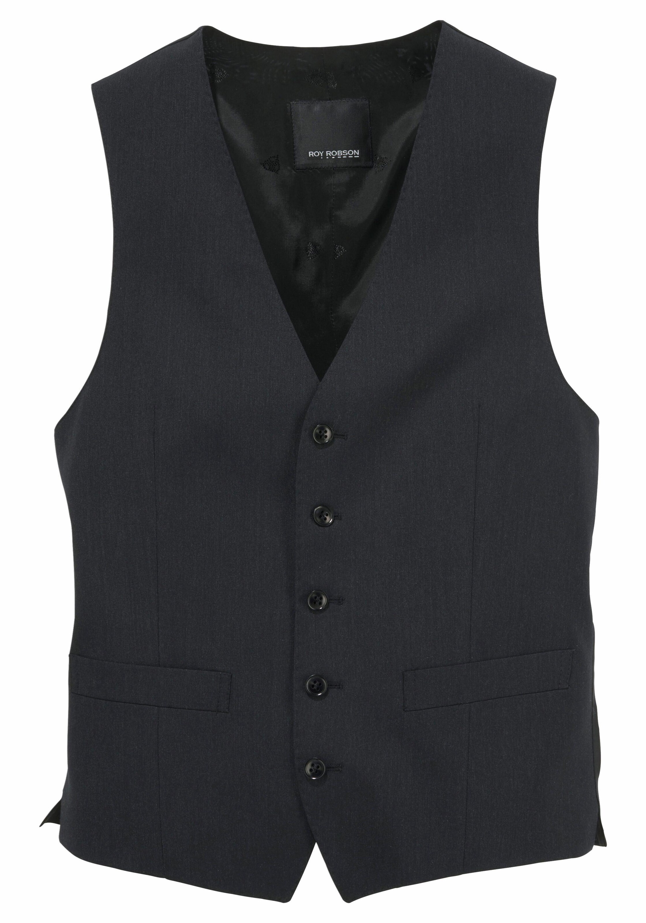 ROY ROBSON Anzugweste in Grau: Vorderseite