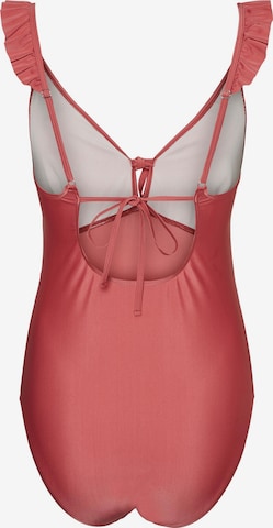 MAMALICIOUS Triangle Swimsuit 'Darina' in Pink