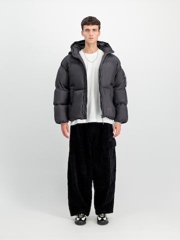 ALPHA INDUSTRIES Χειμερινό μπουφάν σε γκρι: μπροστά