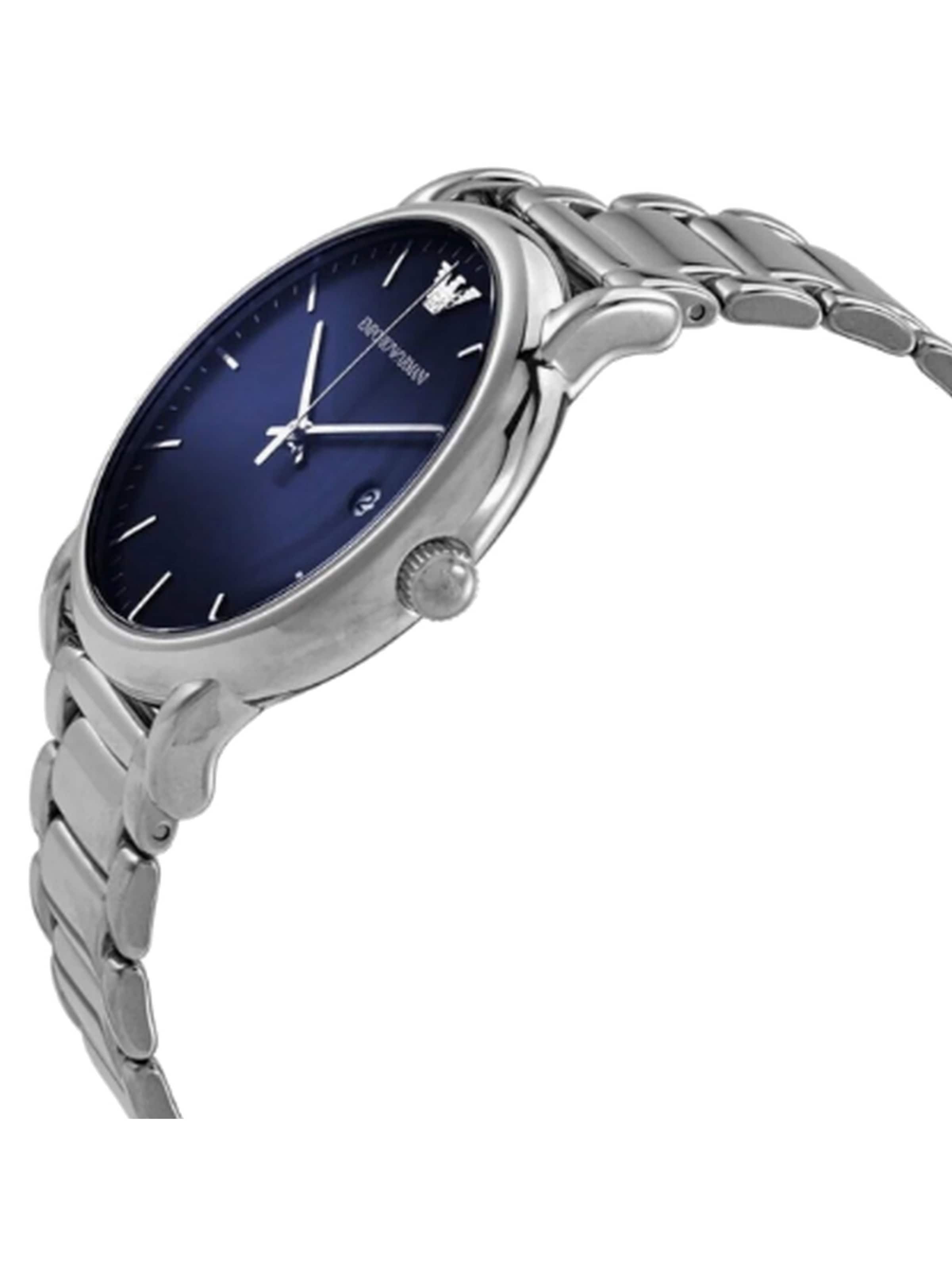 Montre à affichage analogique 'Luigi' Emporio Armani en argent