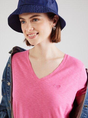 Superdry Shirt 'Studios' in Roze