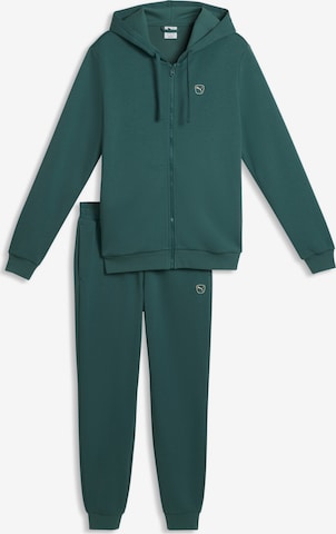 Survêtement 'Essentials Elevated' PUMA en vert : devant