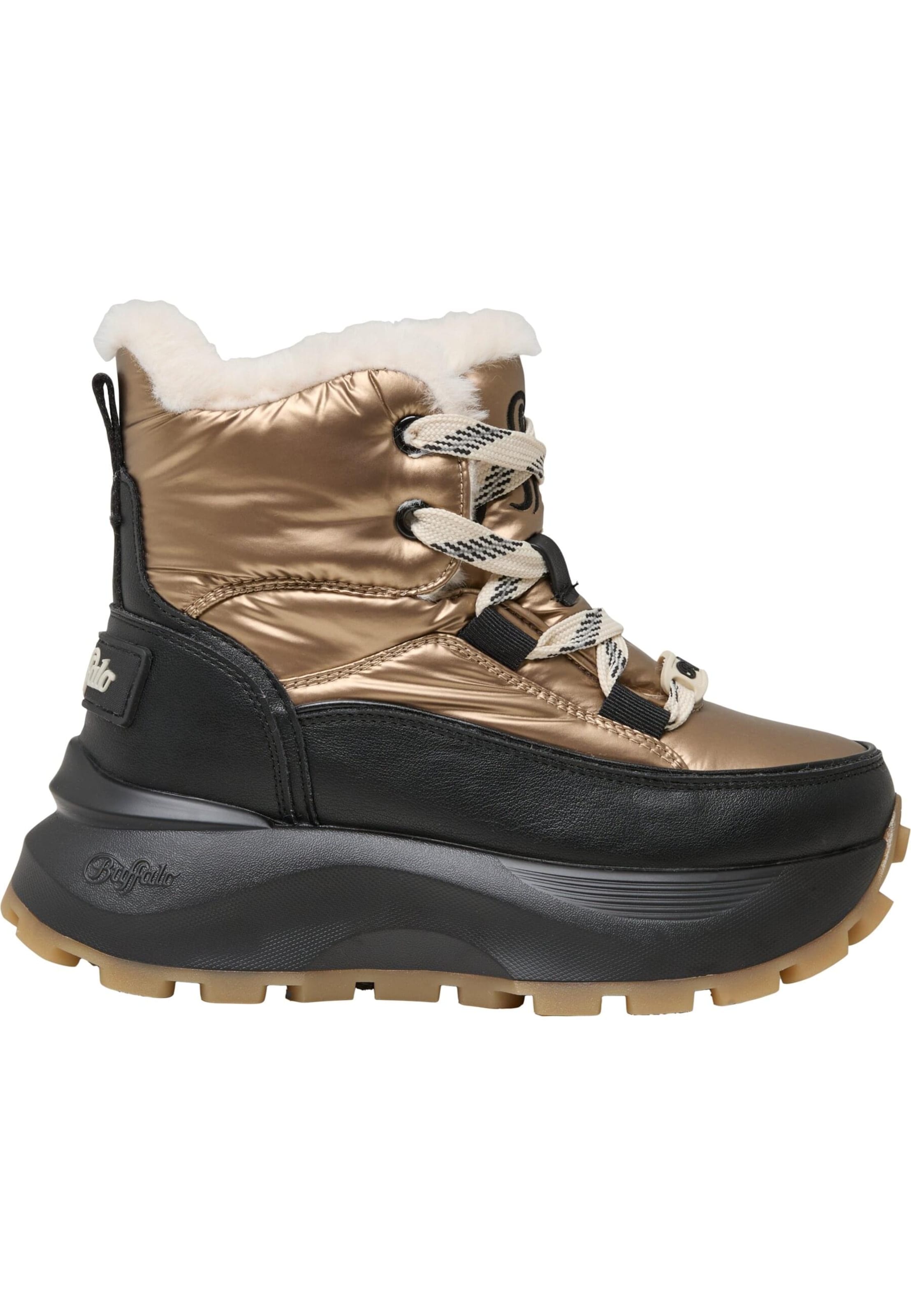 BUFFALO Snow boots 'Manhatten' in Bronze