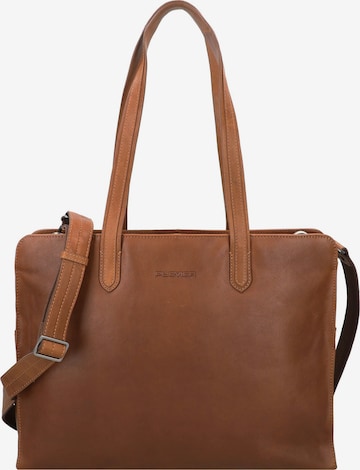 Plevier Aktentas in Bruin: voorkant