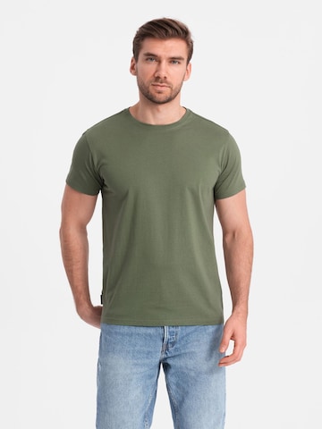 Ombre Shirt 'OM-TSBS-0146' in Green: front