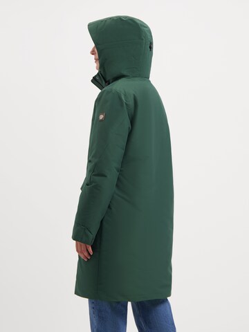 Travelin Wintermantel 'Linea' in Groen