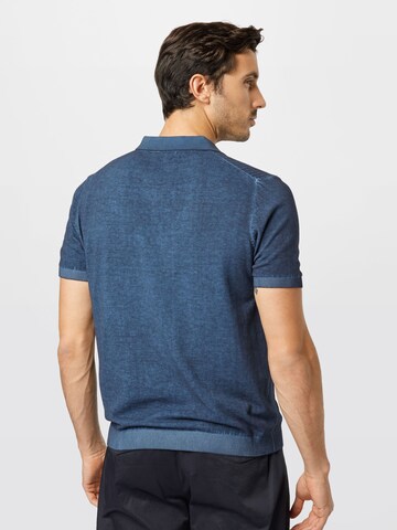 Oscar Jacobson Poloshirt 'MALCOLM' in Blau