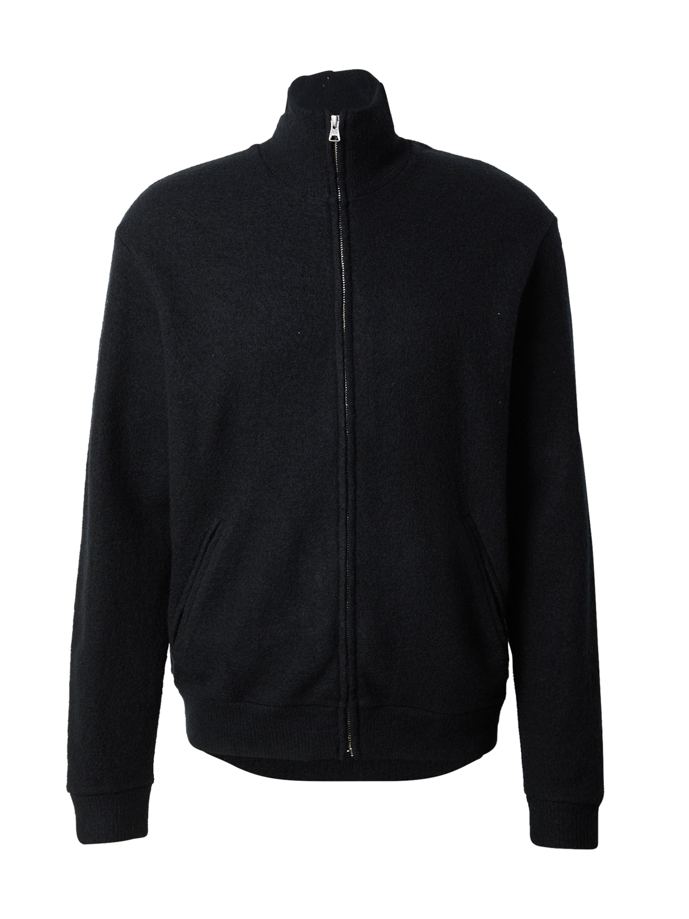 NN07 Cardigan i sort: forside