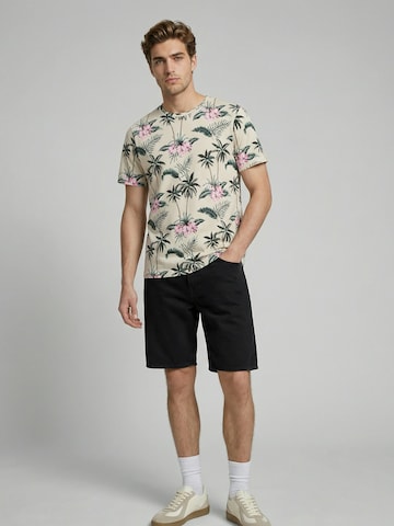 T-Shirt 'JREBRUSSEL' JJ Rebel en beige