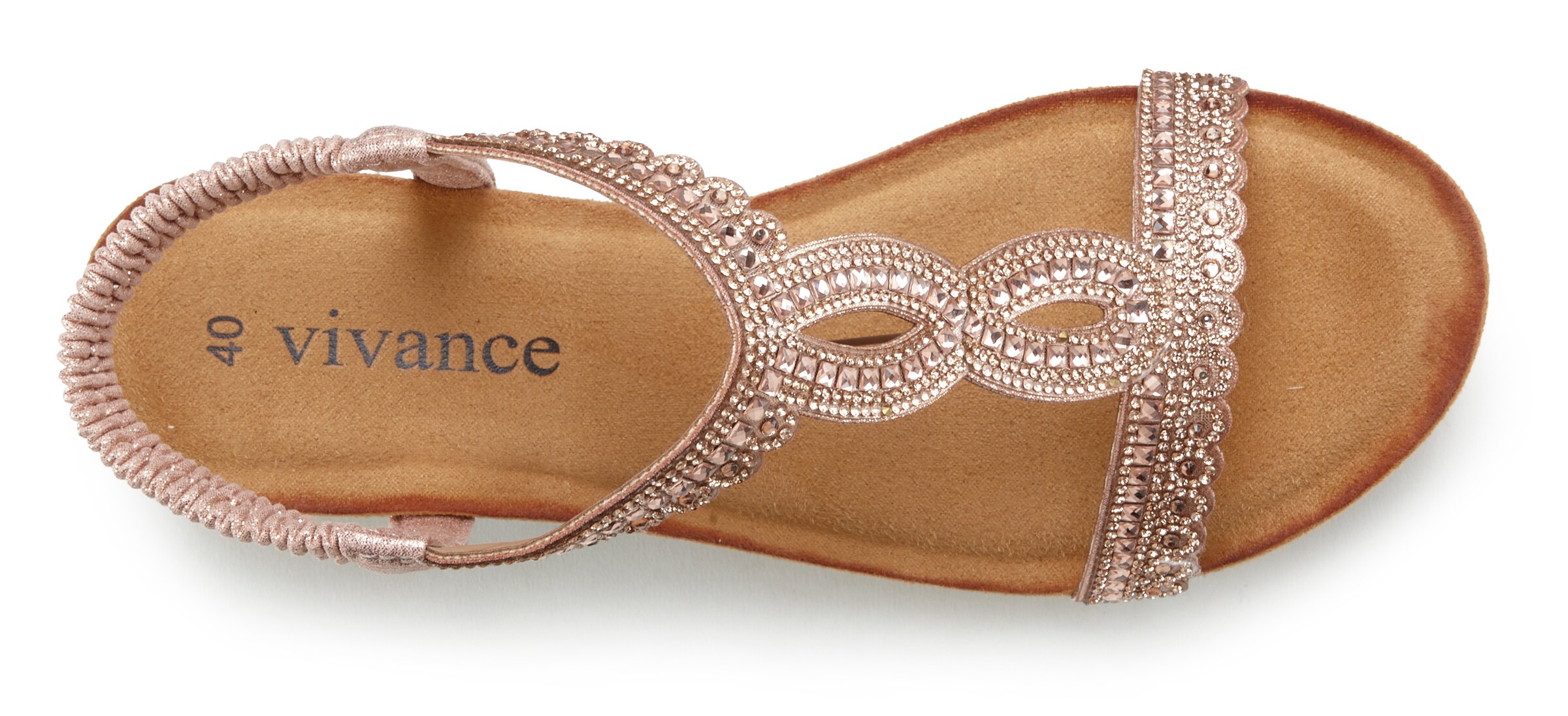 VIVANCE Sandals in Gold