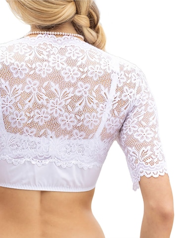 Nina von C. Traditional Blouse 'Waltraud' in White