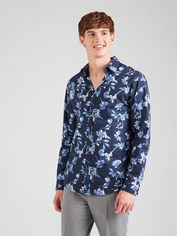 Jack & Jones Premium Slim fit Overhemd 'JPRBLAMonaco' in Blauw: voorkant