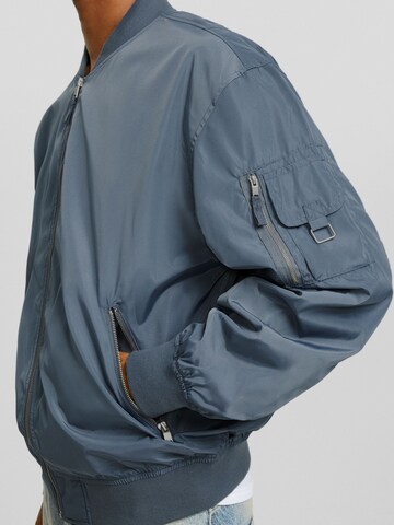Bershka Between-season jacket in Blue