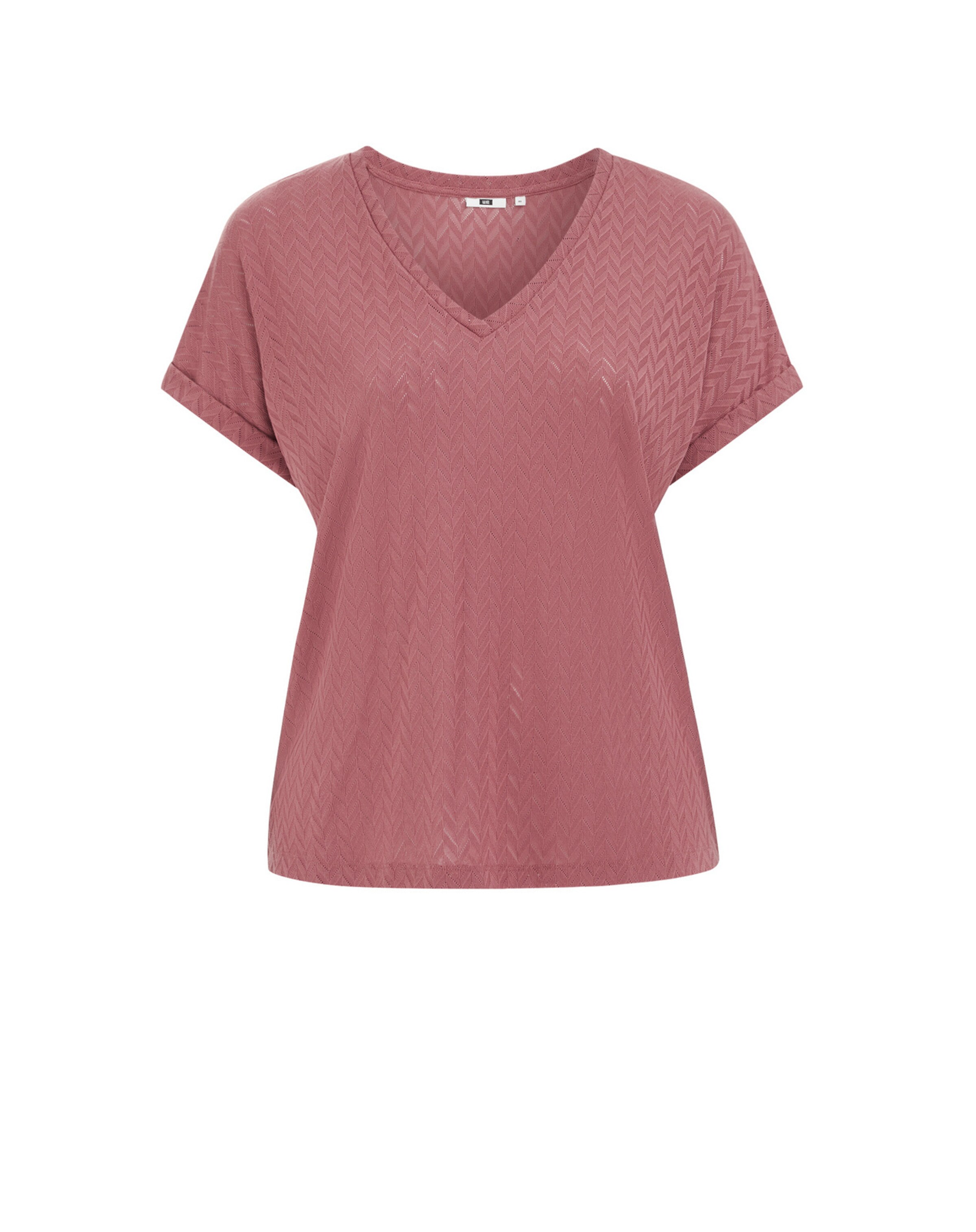 WE Fashion Shirt in Roze: voorkant