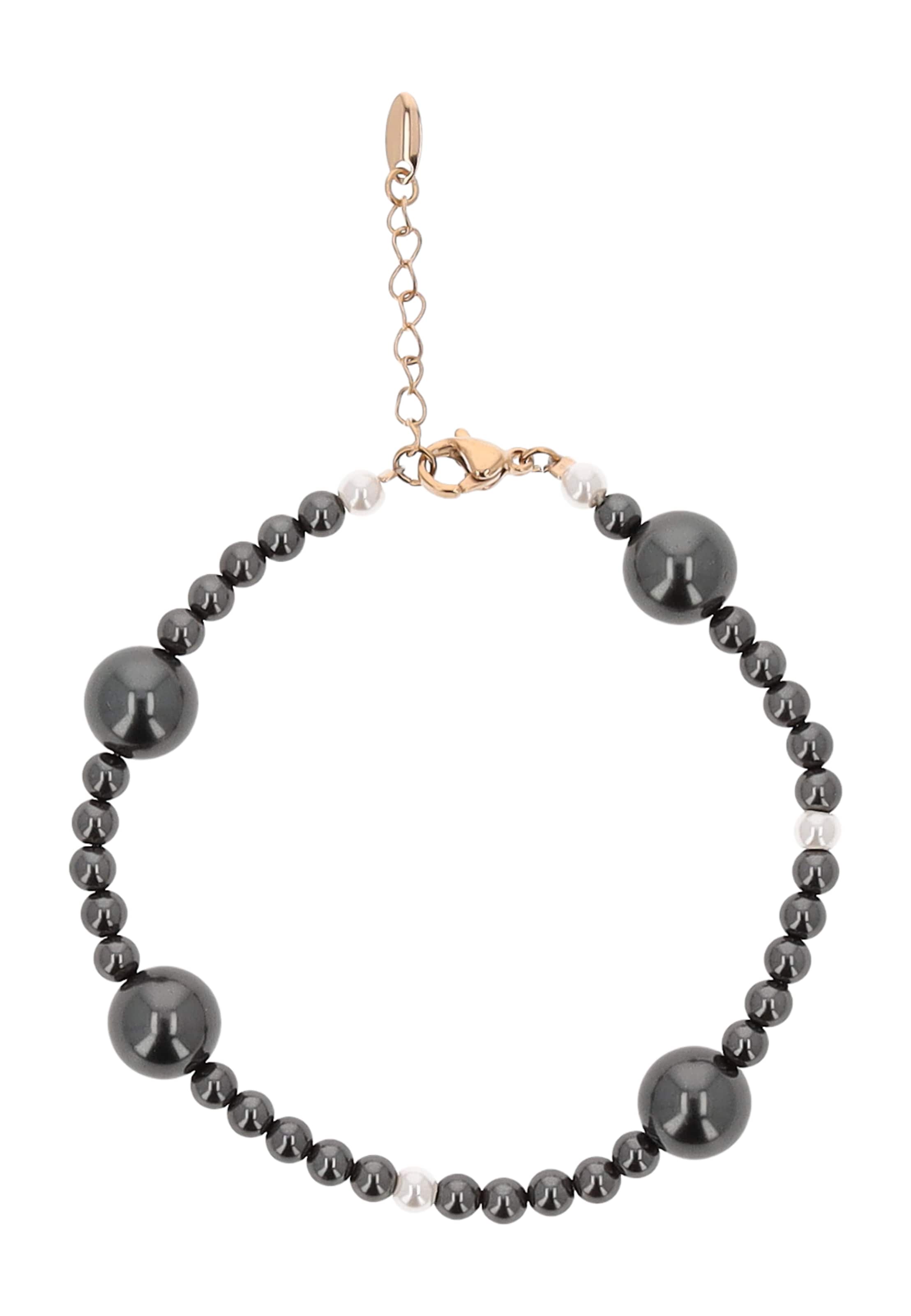 Bracelet usha FESTIVAL en noir : devant