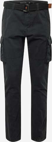 Pantaloni cu buzunare 'William' de la INDICODE JEANS pe negru: față