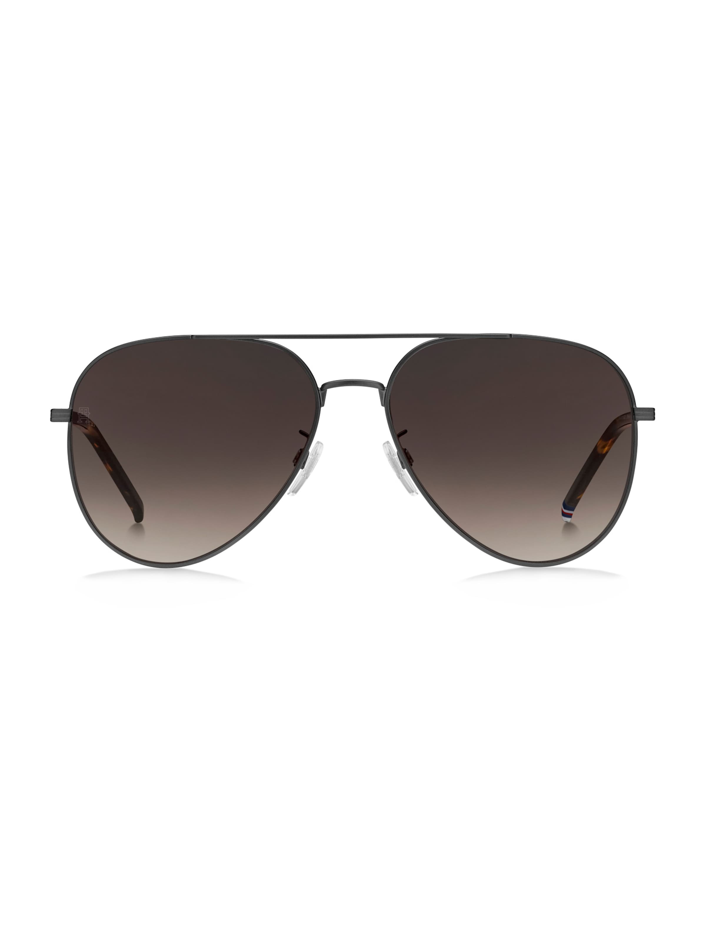 TOMMY HILFIGER Okulary przeciwsłoneczne w kolorze czarny: przód