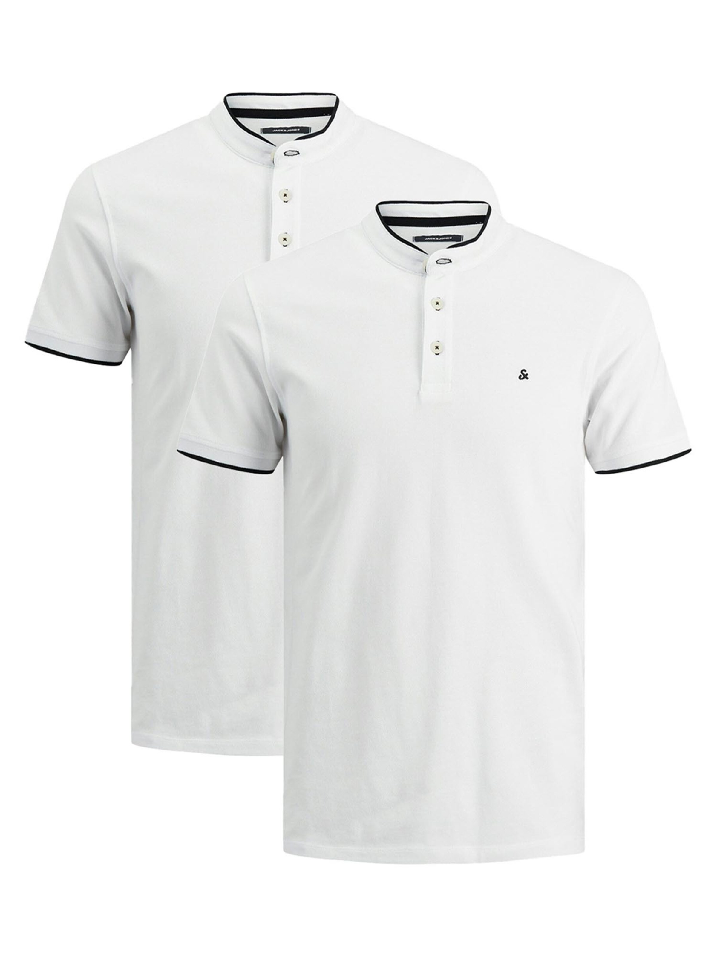 JACK & JONES Shirt 'Paulos Mao' in White, Item view