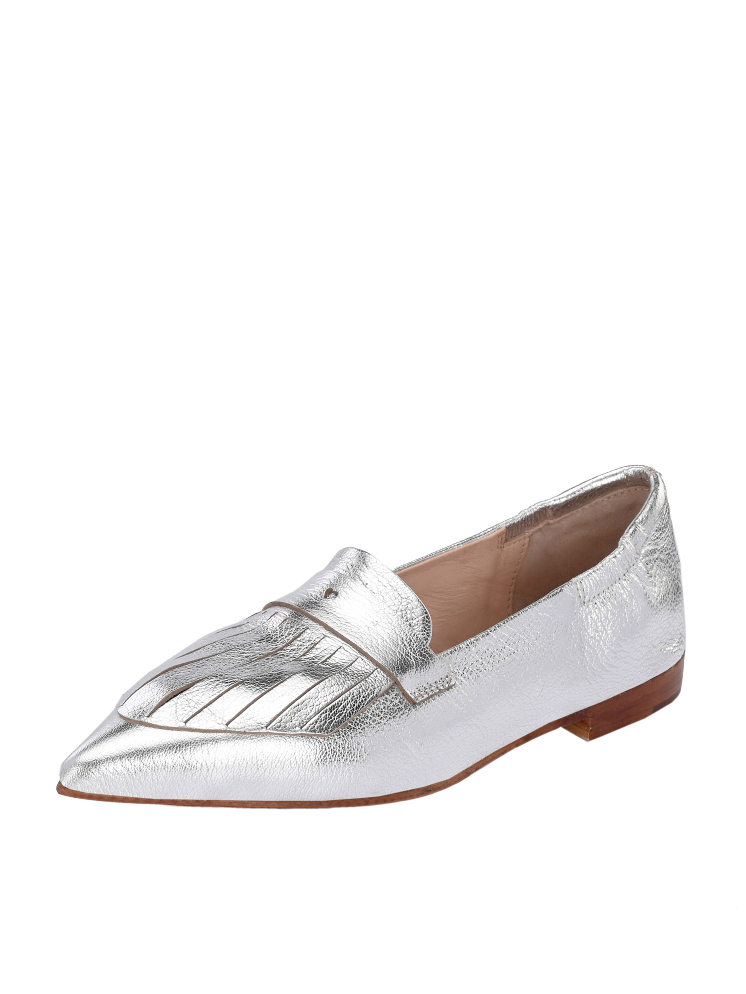 Crickit Slip-ons 'Janet' in Silver: front