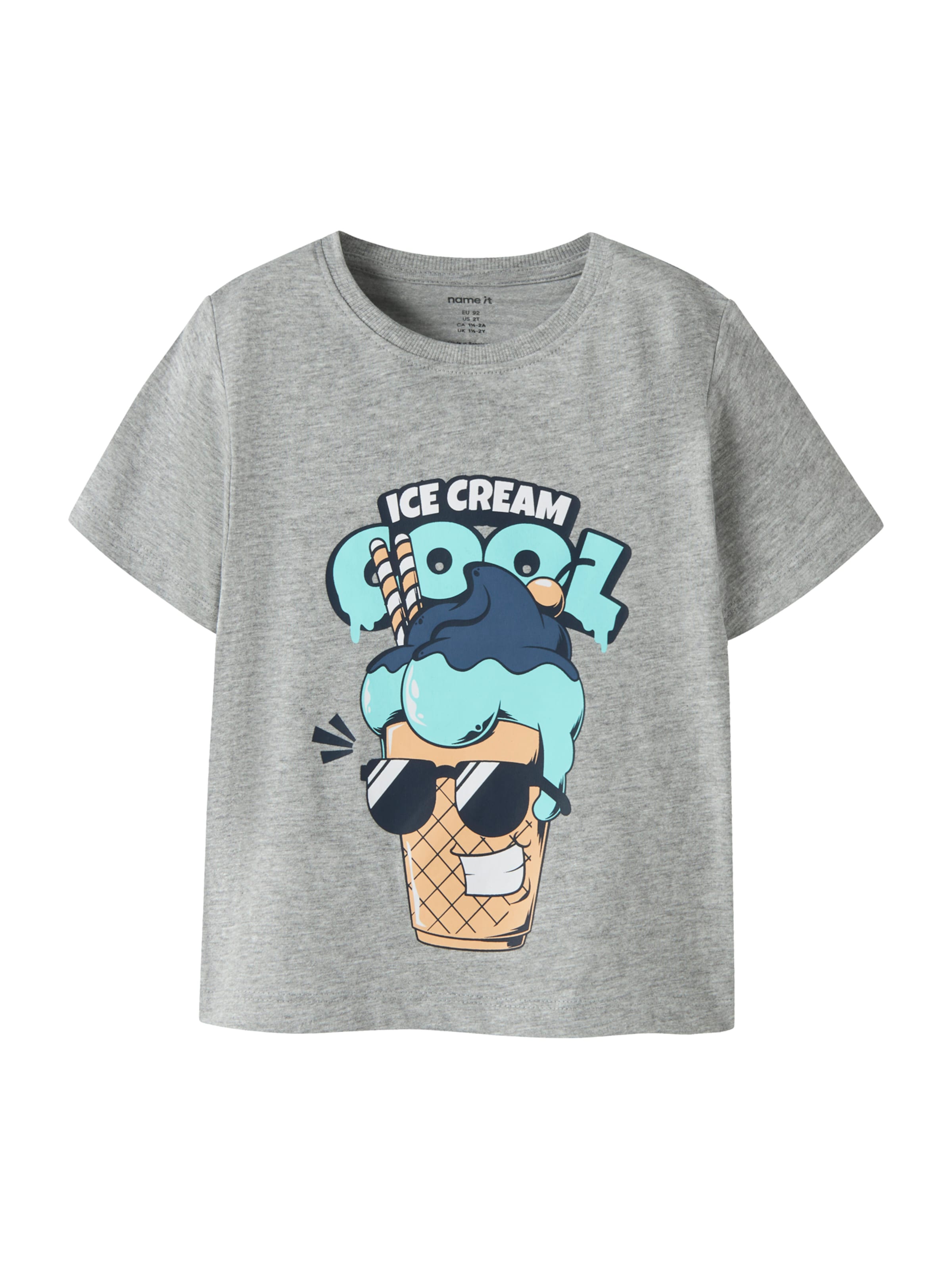 NAME IT Póló 'NMMVAGNO' - szürke: elől