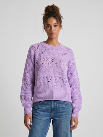 americandreams Pullover 'Cassie'‌‌ in Lila: Vorderseite