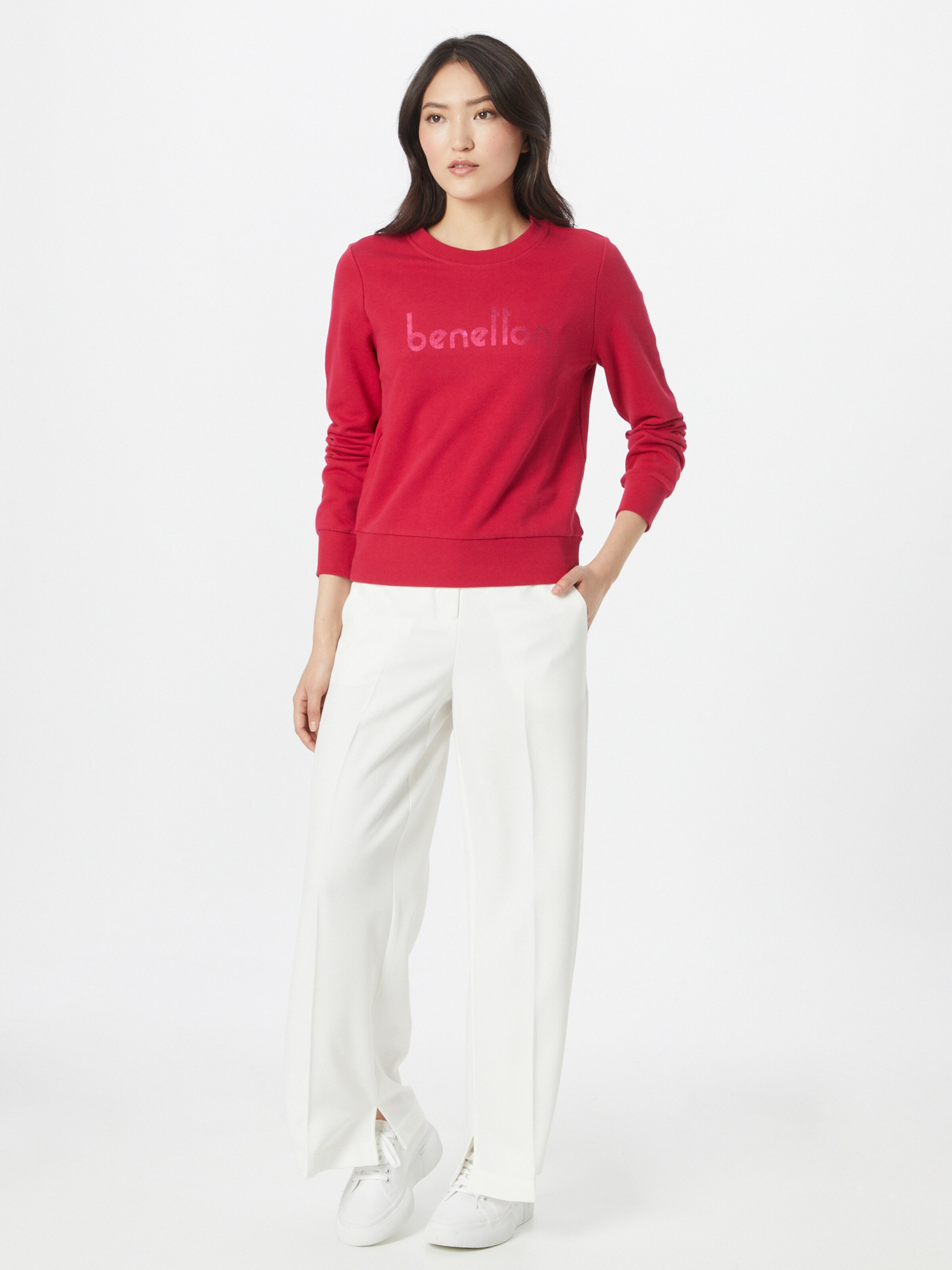 Frauen Sweat UNITED COLORS OF BENETTON Sweatshirt in Merlot - YZ85084 Frauen Sweat UNITED COLORS OF BENETTON Sweatshirt in Merlot - YZ85084